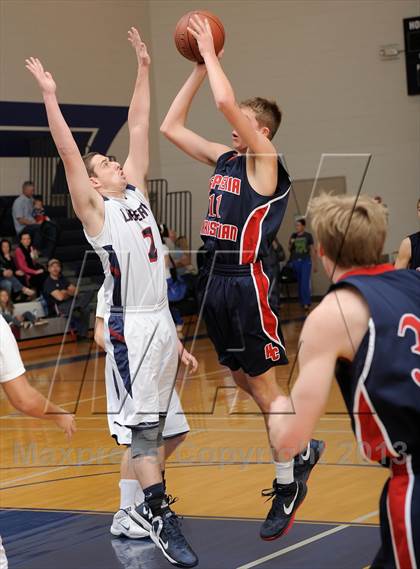 Thumbnail 3 in Hesperia Christian vs. Liberty Christian (Small Schools Showcase) photogallery.