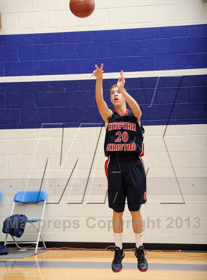 Thumbnail 2 in Hesperia Christian vs. Liberty Christian (Small Schools Showcase) photogallery.