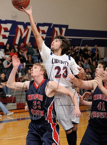 Thumbnail 2 in Hesperia Christian vs. Liberty Christian (Small Schools Showcase) photogallery.