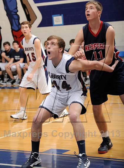 Thumbnail 1 in Hesperia Christian vs. Liberty Christian (Small Schools Showcase) photogallery.