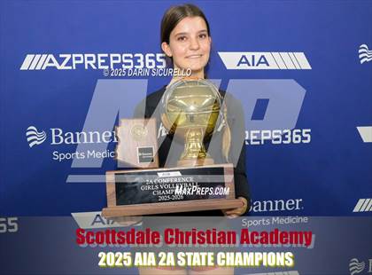 Thumbnail 1 in Scottsdale Christian Academy vs. North Valley Christian Academy (AIA 2A Final - Awards) photogallery.