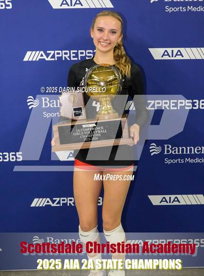 Thumbnail 3 in Scottsdale Christian Academy vs. North Valley Christian Academy (AIA 2A Final - Awards) photogallery.