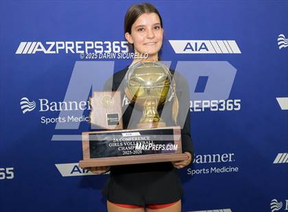 Thumbnail 3 in Scottsdale Christian Academy vs. North Valley Christian Academy (AIA 2A Final - Awards) photogallery.