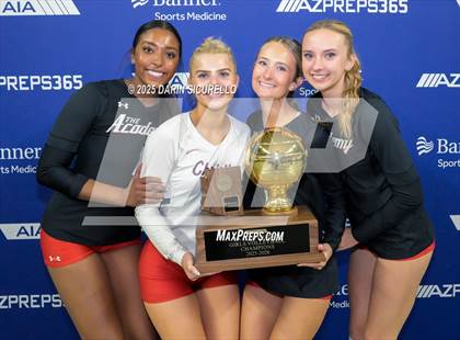 Thumbnail 3 in Scottsdale Christian Academy vs. North Valley Christian Academy (AIA 2A Final - Awards) photogallery.