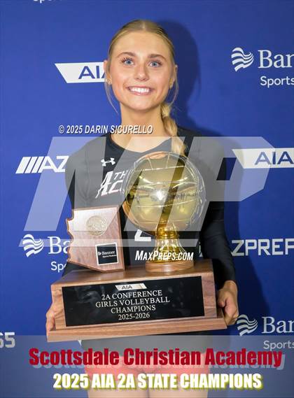 Thumbnail 3 in Scottsdale Christian Academy vs. North Valley Christian Academy (AIA 2A Final - Awards) photogallery.