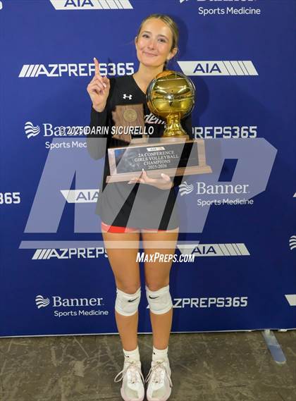 Thumbnail 3 in Scottsdale Christian Academy vs. North Valley Christian Academy (AIA 2A Final - Awards) photogallery.