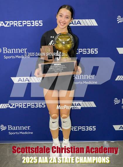 Thumbnail 3 in Scottsdale Christian Academy vs. North Valley Christian Academy (AIA 2A Final - Awards) photogallery.