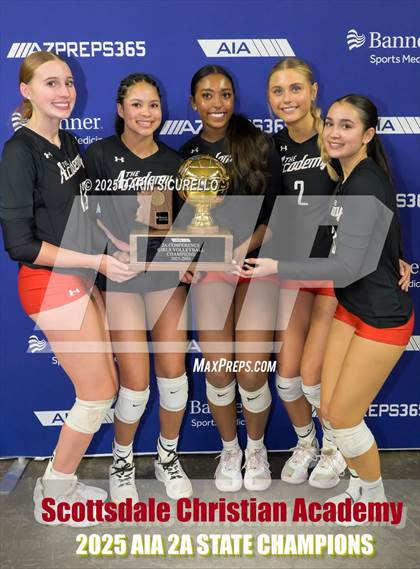 Thumbnail 2 in Scottsdale Christian Academy vs. North Valley Christian Academy (AIA 2A Final - Awards) photogallery.