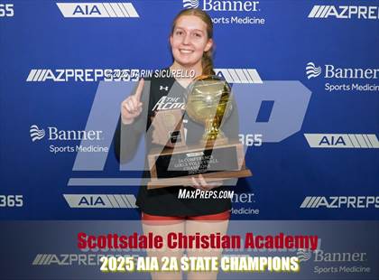 Thumbnail 1 in Scottsdale Christian Academy vs. North Valley Christian Academy (AIA 2A Final - Awards) photogallery.