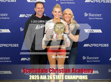 Thumbnail 3 in Scottsdale Christian Academy vs. North Valley Christian Academy (AIA 2A Final - Awards) photogallery.
