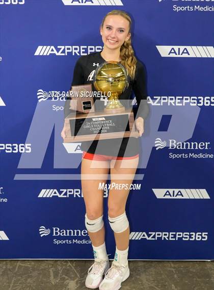 Thumbnail 2 in Scottsdale Christian Academy vs. North Valley Christian Academy (AIA 2A Final - Awards) photogallery.