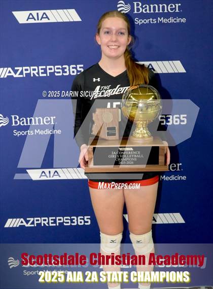 Thumbnail 3 in Scottsdale Christian Academy vs. North Valley Christian Academy (AIA 2A Final - Awards) photogallery.