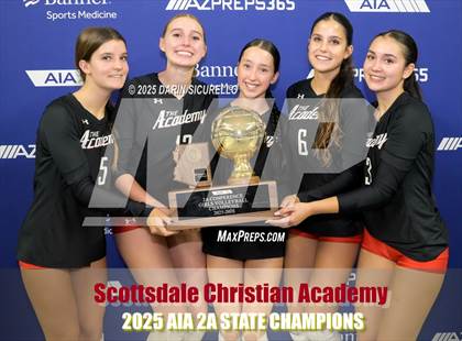 Thumbnail 3 in Scottsdale Christian Academy vs. North Valley Christian Academy (AIA 2A Final - Awards) photogallery.