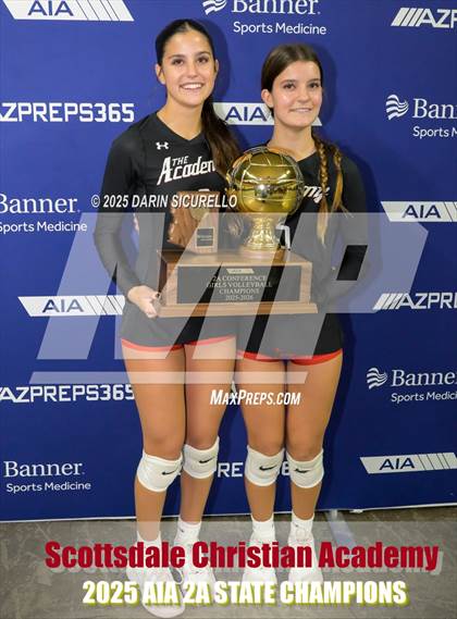 Thumbnail 3 in Scottsdale Christian Academy vs. North Valley Christian Academy (AIA 2A Final - Awards) photogallery.