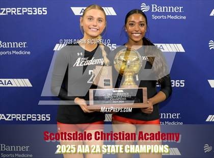 Thumbnail 1 in Scottsdale Christian Academy vs. North Valley Christian Academy (AIA 2A Final - Awards) photogallery.