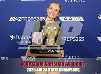 Thumbnail 2 in Scottsdale Christian Academy vs. North Valley Christian Academy (AIA 2A Final - Awards) photogallery.
