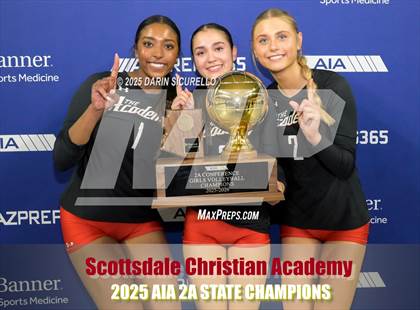 Thumbnail 2 in Scottsdale Christian Academy vs. North Valley Christian Academy (AIA 2A Final - Awards) photogallery.