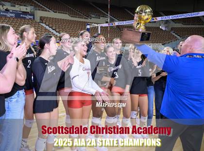 Thumbnail 1 in Scottsdale Christian Academy vs. North Valley Christian Academy (AIA 2A Final - Awards) photogallery.