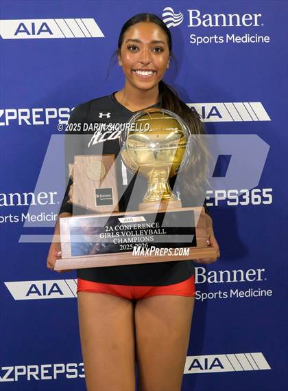 Thumbnail 3 in Scottsdale Christian Academy vs. North Valley Christian Academy (AIA 2A Final - Awards) photogallery.