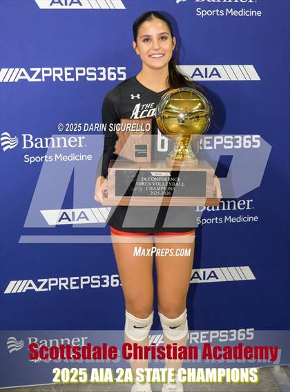 Thumbnail 3 in Scottsdale Christian Academy vs. North Valley Christian Academy (AIA 2A Final - Awards) photogallery.