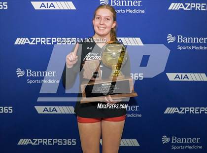 Thumbnail 3 in Scottsdale Christian Academy vs. North Valley Christian Academy (AIA 2A Final - Awards) photogallery.