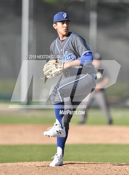 Thumbnail 2 in St. John Bosco @ Gahr (Game 2) photogallery.