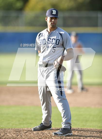 Thumbnail 1 in St. John Bosco @ Gahr (Game 2) photogallery.