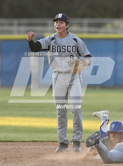 Thumbnail 2 in St. John Bosco @ Gahr (Game 2) photogallery.