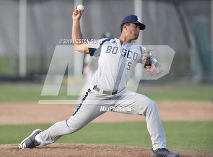 Thumbnail 2 in St. John Bosco @ Gahr (Game 2) photogallery.