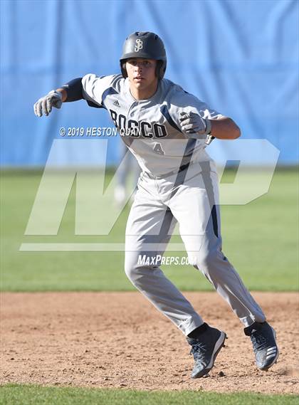 Thumbnail 1 in St. John Bosco @ Gahr (Game 2) photogallery.