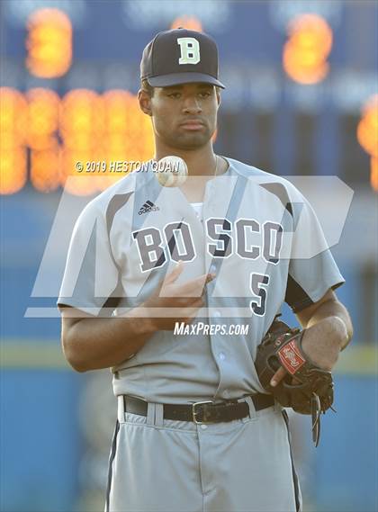 Thumbnail 3 in St. John Bosco @ Gahr (Game 2) photogallery.