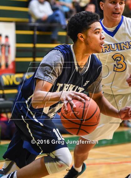 Thumbnail 2 in Trinity Prep vs Hillcrest Academy (The Crush in the Valley) photogallery.