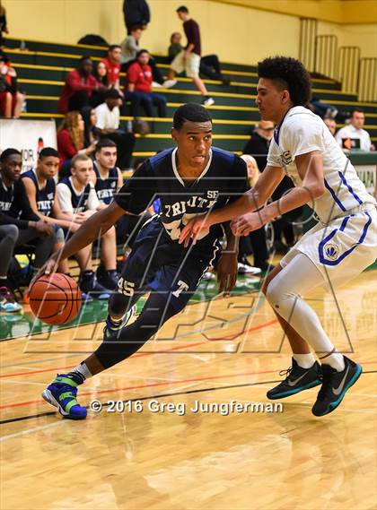 Thumbnail 1 in Trinity Prep vs Hillcrest Academy (The Crush in the Valley) photogallery.