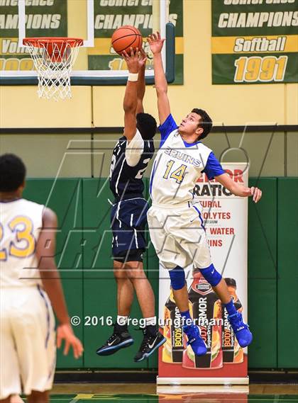 Thumbnail 3 in Trinity Prep vs Hillcrest Academy (The Crush in the Valley) photogallery.
