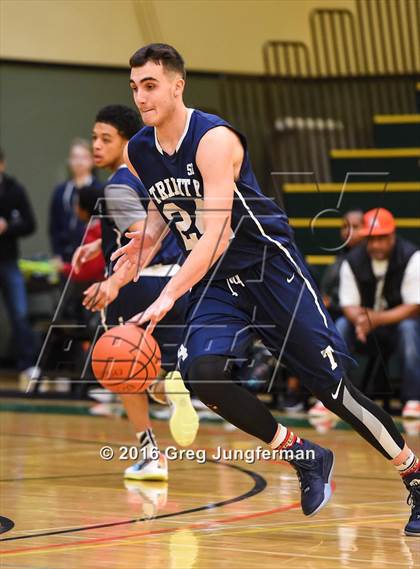 Thumbnail 3 in Trinity Prep vs Hillcrest Academy (The Crush in the Valley) photogallery.