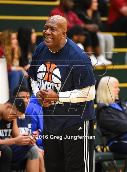 Thumbnail 2 in Trinity Prep vs Hillcrest Academy (The Crush in the Valley) photogallery.