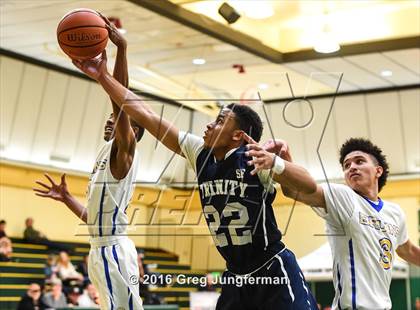 Thumbnail 2 in Trinity Prep vs Hillcrest Academy (The Crush in the Valley) photogallery.