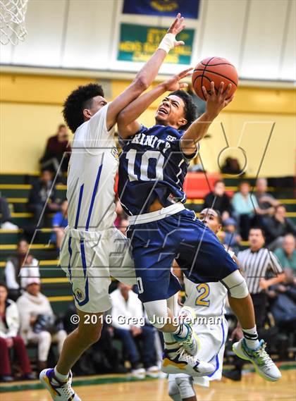 Thumbnail 2 in Trinity Prep vs Hillcrest Academy (The Crush in the Valley) photogallery.