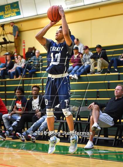 Thumbnail 1 in Trinity Prep vs Hillcrest Academy (The Crush in the Valley) photogallery.