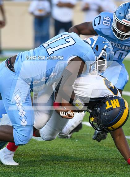 Thumbnail 1 in Cleveland vs. Mount Tabor (NCHSAA 3AA Final) photogallery.
