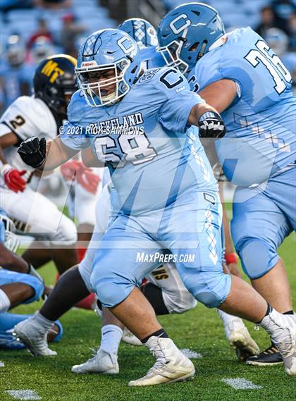Thumbnail 3 in Cleveland vs. Mount Tabor (NCHSAA 3AA Final) photogallery.