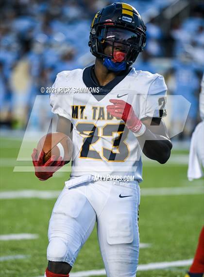 Thumbnail 3 in Cleveland vs. Mount Tabor (NCHSAA 3AA Final) photogallery.