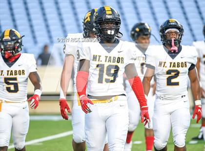 Thumbnail 2 in Cleveland vs. Mount Tabor (NCHSAA 3AA Final) photogallery.