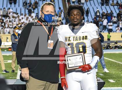 Thumbnail 3 in Cleveland vs. Mount Tabor (NCHSAA 3AA Final) photogallery.