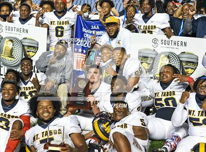 Thumbnail 1 in Cleveland vs. Mount Tabor (NCHSAA 3AA Final) photogallery.