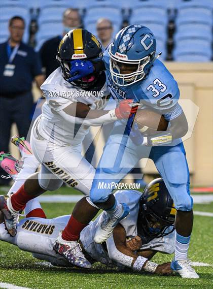 Thumbnail 1 in Cleveland vs. Mount Tabor (NCHSAA 3AA Final) photogallery.