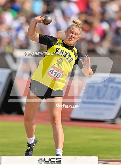 Thumbnail 2 in IHSAA Finals (Shot Put)  photogallery.