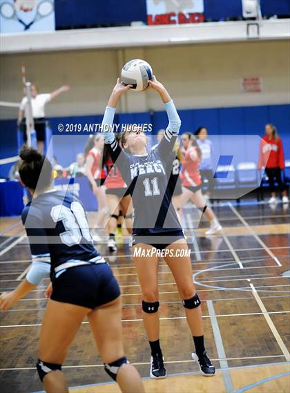 Thumbnail 1 in Our Lady of Mercy Academy vs. Baldwin (Long Beach Invitational) photogallery.