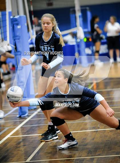 Thumbnail 1 in Our Lady of Mercy Academy vs. Baldwin (Long Beach Invitational) photogallery.