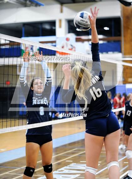 Thumbnail 2 in Our Lady of Mercy Academy vs. Baldwin (Long Beach Invitational) photogallery.